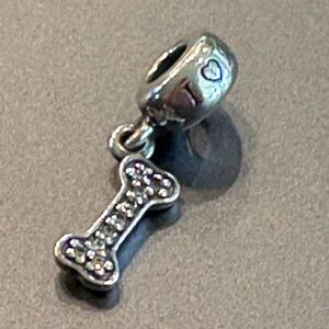 Pandora Silver Dog Bone Charm